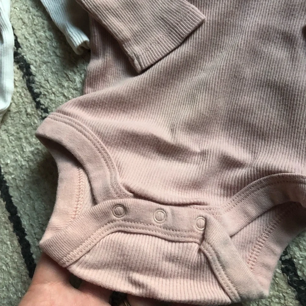 Baby Gap ribbed Peter Pan collar onesie